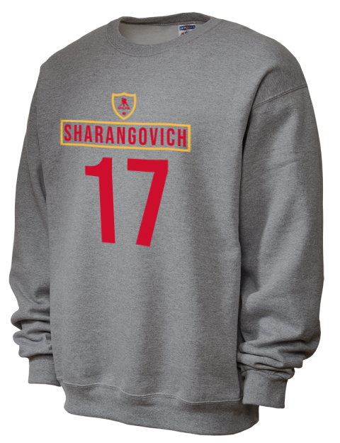 Home Jersey yegor sharangovich Unisex Crewneck Sweatshirt | Swagsta
