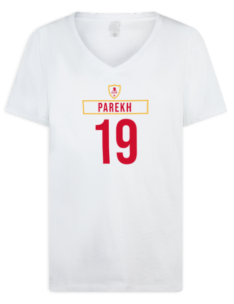Home Jersey zayne parekh Premium Ladies V-Neck T-Shirt | Swagsta