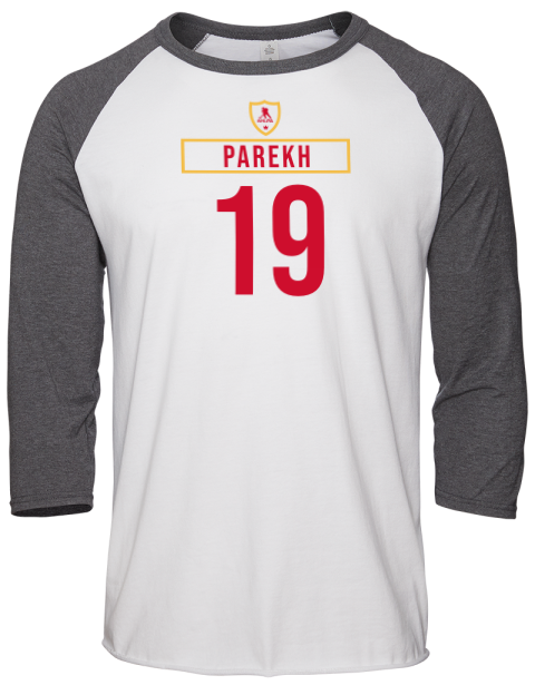 Home Jersey zayne parekh Unisex Premium Three-Quarter Raglan T-Shirt | Swagsta