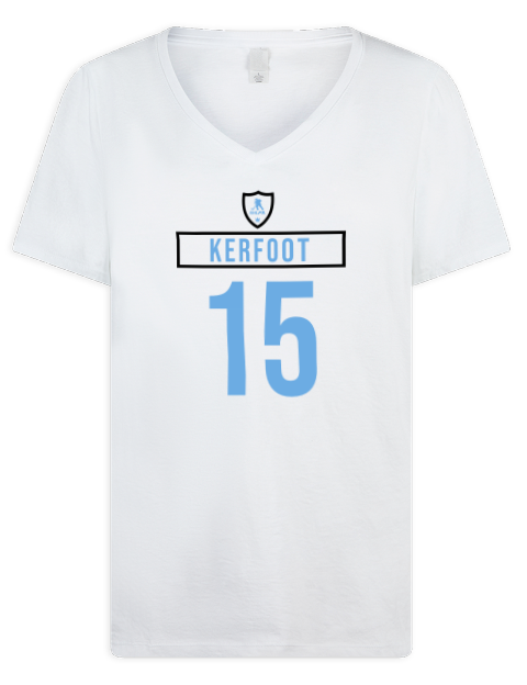 Home Jersey Alexander Kerfoot Premium Ladies V-Neck T-Shirt | Swagsta