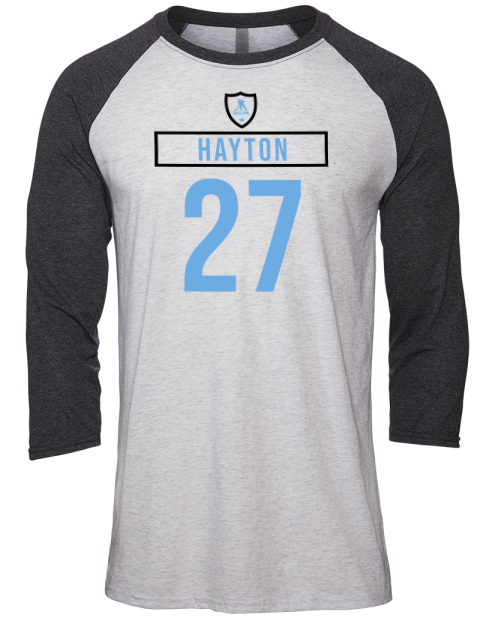 Home Jersey Barrett Hayton Unisex Premium Three-Quarter Raglan T-Shirt | Swagsta