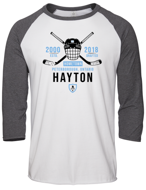 Classic Heritage Barrett Hayton Unisex Premium Three-Quarter Raglan T-Shirt | Swagsta