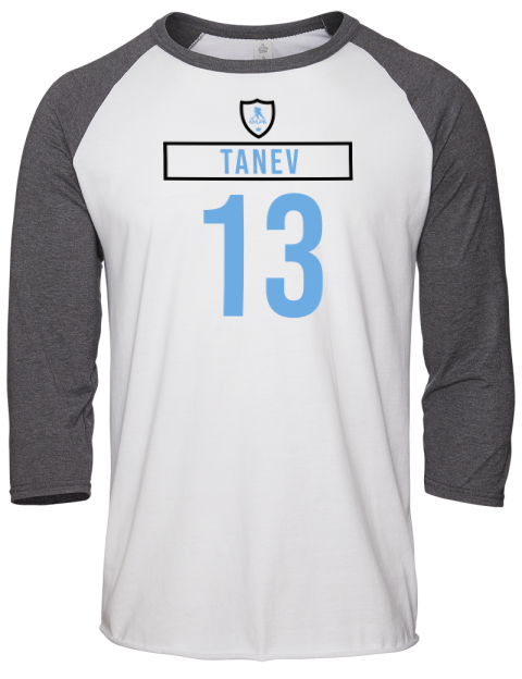 Home Jersey Brandon Tanev Unisex Premium Three-Quarter Raglan T-Shirt | Swagsta