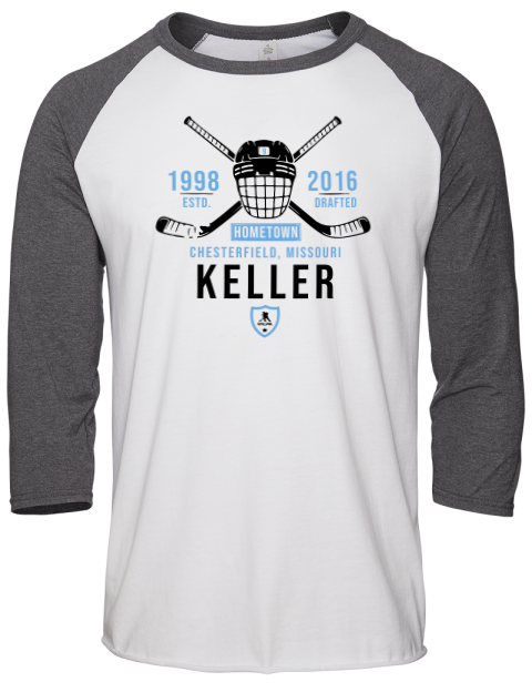 Classic Heritage Clayton Keller Unisex Premium Three-Quarter Raglan T-Shirt | Swagsta