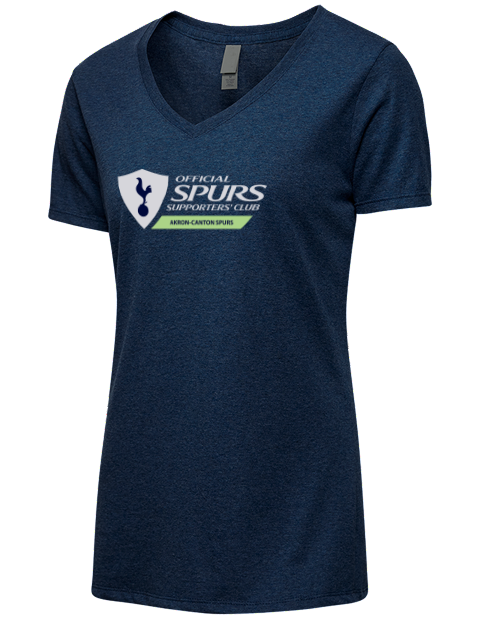 Official Edition Akron Canton Spurs Premium Ladies V-Neck T-Shirt | Swagsta