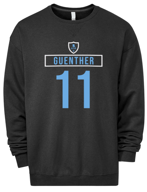 Away Jersey Dylan Guenther Premium Unisex Crewneck Sweatshirt | Swagsta