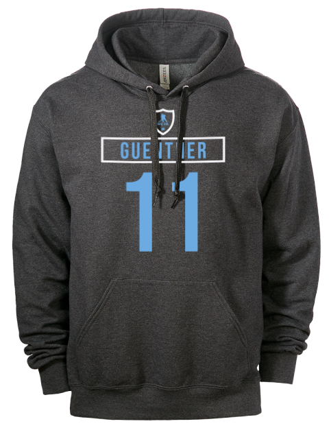 Away Jersey Dylan Guenther Eco Premium Unisex Hooded Sweatshirt | Swagsta