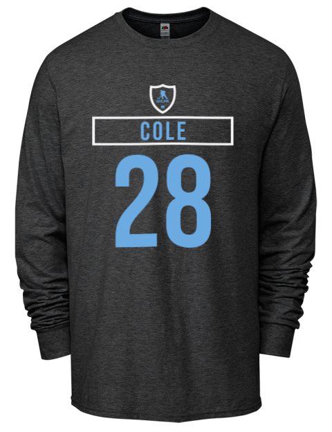 Away Jersey Ian Cole Men's Long-Sleeve T-Shirt | Swagsta
