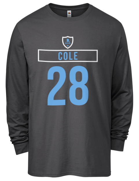 Away Jersey Ian Cole Men's Long-Sleeve T-Shirt | Swagsta