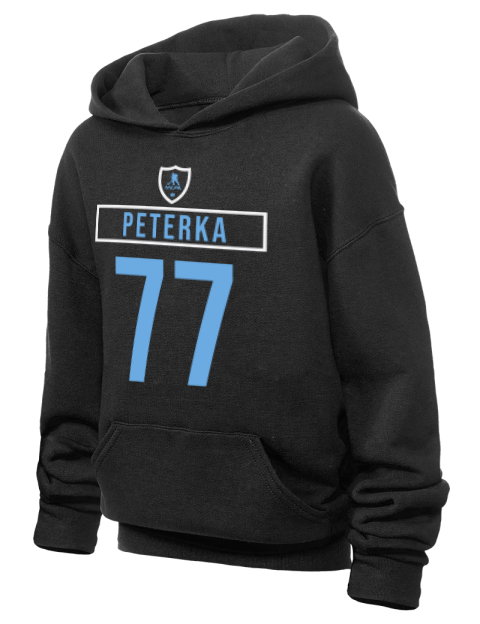 Away Jersey jj peterka Youth Hooded Sweatshirt | Swagsta