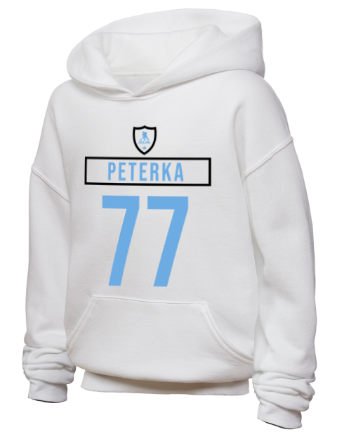 Home Jersey jj peterka Youth Hooded Sweatshirt | Swagsta
