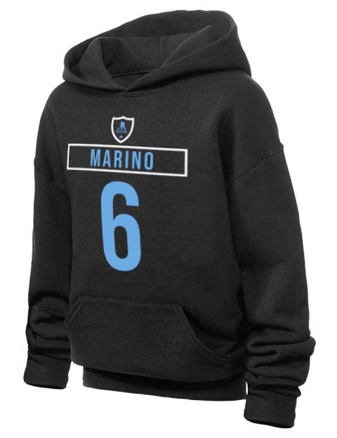 Away Jersey John Marino Youth Hooded Sweatshirt | Swagsta