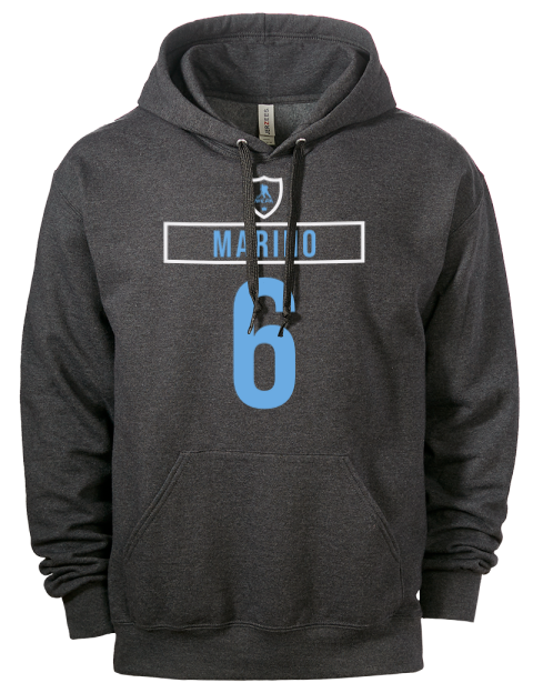 Away Jersey John Marino Eco Premium Unisex Hooded Sweatshirt | Swagsta