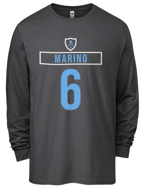 Away Jersey John Marino Men's Long-Sleeve T-Shirt | Swagsta