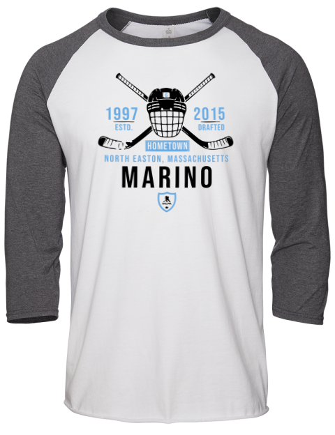 Classic Heritage John Marino Unisex Premium Three-Quarter Raglan T-Shirt | Swagsta