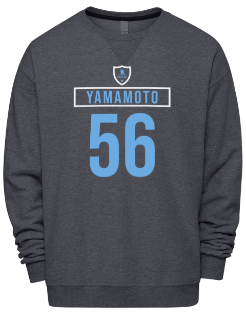 Away Jersey kailer yamamoto Premium Unisex Crewneck Sweatshirt | Swagsta