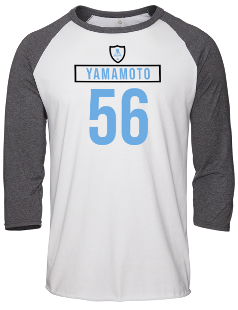 Home Jersey kailer yamamoto Unisex Premium Three-Quarter Raglan T-Shirt | Swagsta