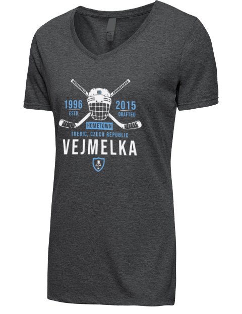 Heritage karel vejmelka Premium Ladies V-Neck T-Shirt | Swagsta