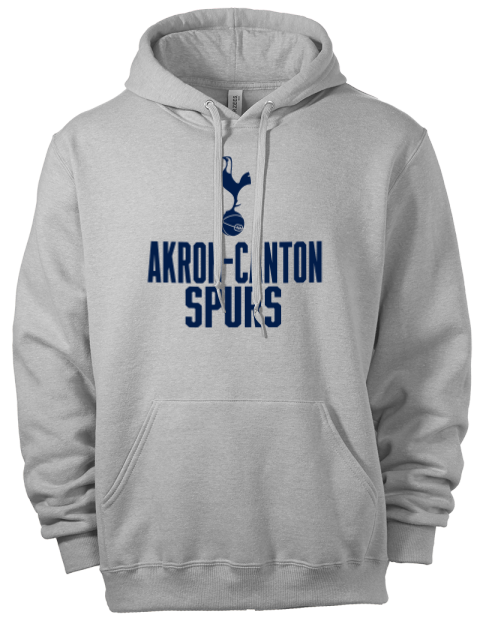 Stacked Akron Canton Spurs Eco Premium Unisex Hooded Sweatshirt | Swagsta