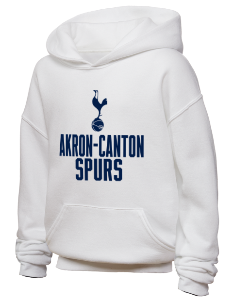 Stacked Akron Canton Spurs Youth Hooded Sweatshirt | Swagsta