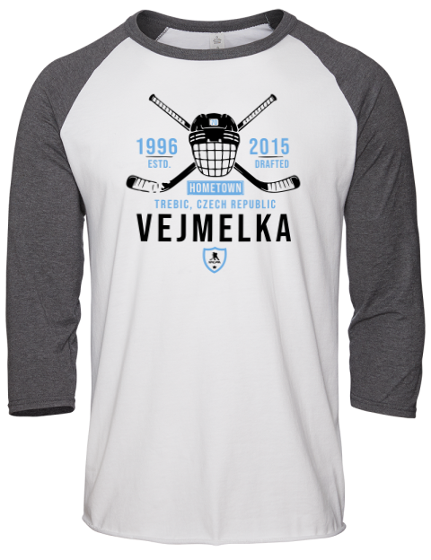 Classic Heritage karel vejmelka Unisex Premium Three-Quarter Raglan T-Shirt | Swagsta