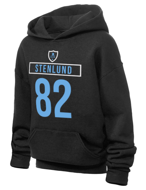 Away Jersey kevin stenlund Youth Hooded Sweatshirt | Swagsta