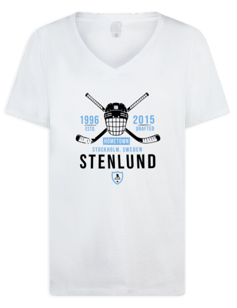 Classic Heritage kevin stenlund Premium Ladies V-Neck T-Shirt | Swagsta