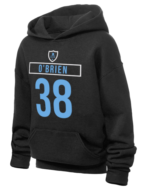 Away Jersey liam obrien Youth Hooded Sweatshirt | Swagsta