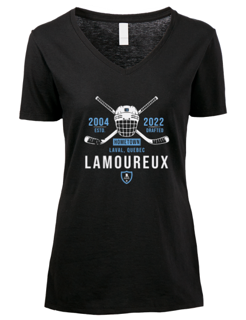 Heritage maveric lamoureux Premium Ladies V-Neck T-Shirt | Swagsta