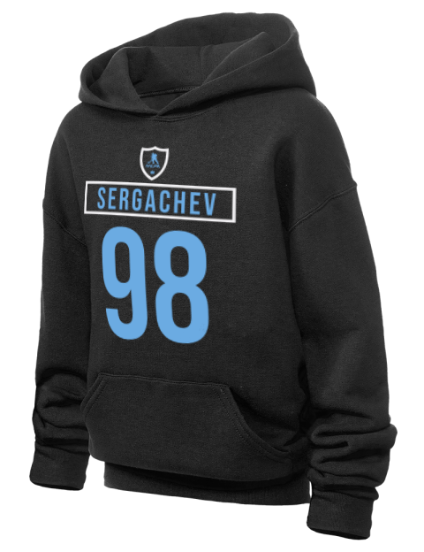 Away Jersey mikhail sergachev Youth Hooded Sweatshirt | Swagsta