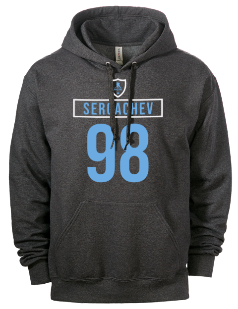 Away Jersey mikhail sergachev Eco Premium Unisex Hooded Sweatshirt | Swagsta