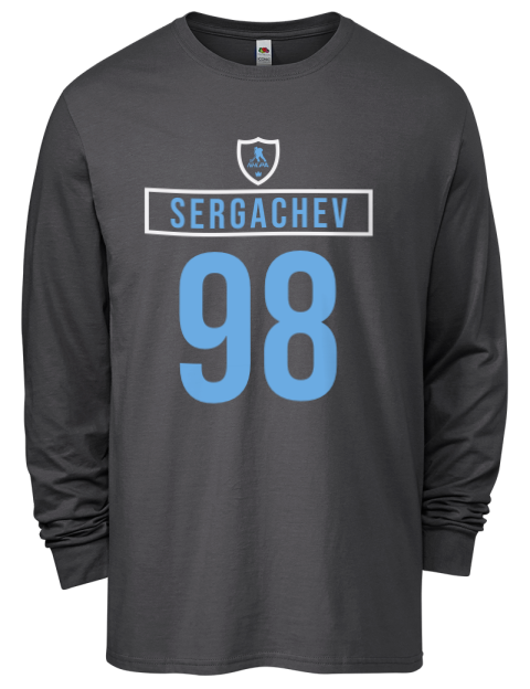 Away Jersey mikhail sergachev Men's Long-Sleeve T-Shirt | Swagsta