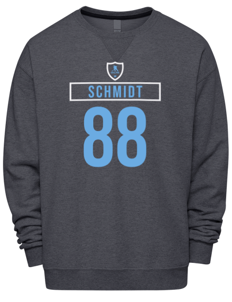 Away Jersey nate schmidt Premium Unisex Crewneck Sweatshirt | Swagsta