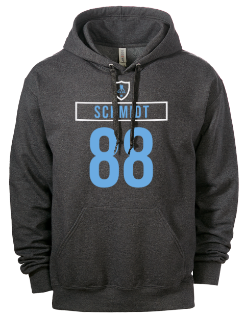 Away Jersey nate schmidt Eco Premium Unisex Hooded Sweatshirt | Swagsta