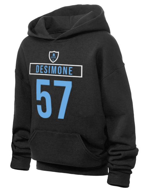 Away Jersey nick desimone Youth Hooded Sweatshirt | Swagsta