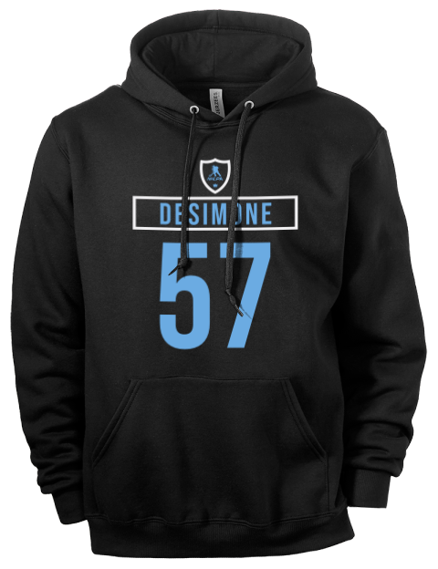 Away Jersey nick desimone Eco Premium Unisex Hooded Sweatshirt | Swagsta