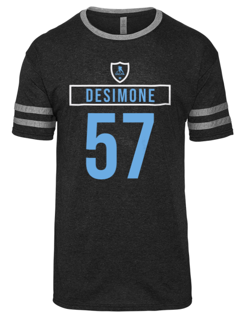 Away Jersey nick desimone Men's Tri-Blend T-Shirt | Swagsta