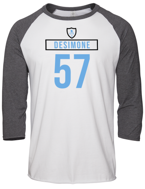 Home Jersey nick desimone Unisex Premium Three-Quarter Raglan T-Shirt | Swagsta
