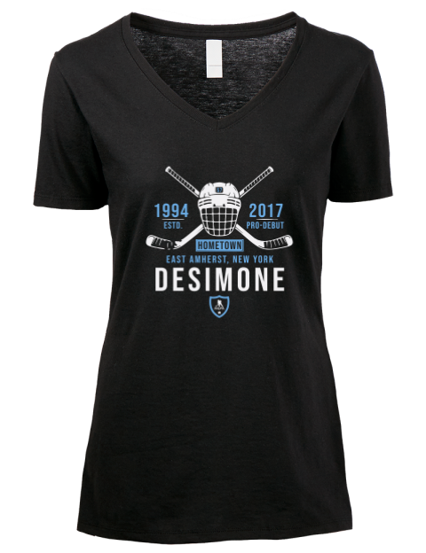Heritage nick desimone Premium Ladies V-Neck T-Shirt | Swagsta