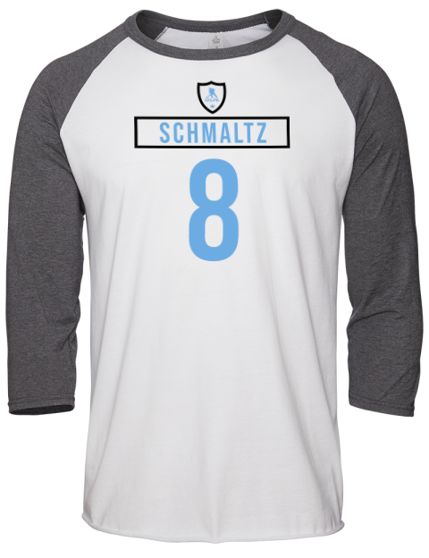 Home Jersey nick schmaltz Unisex Premium Three-Quarter Raglan T-Shirt | Swagsta