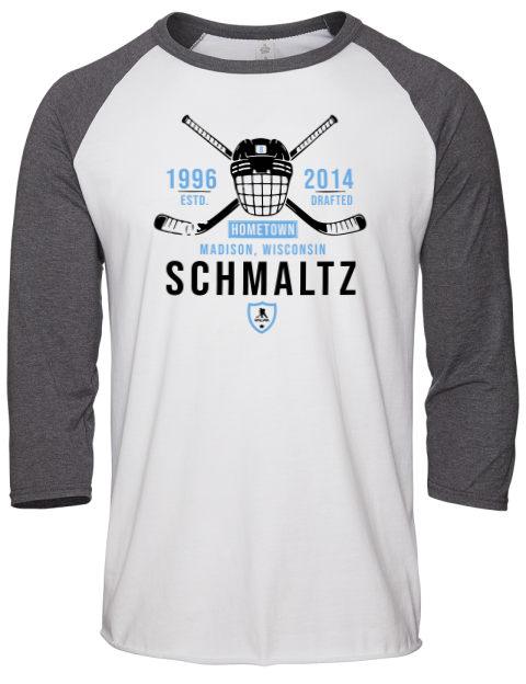 Classic Heritage nick schmaltz Unisex Premium Three-Quarter Raglan T-Shirt | Swagsta