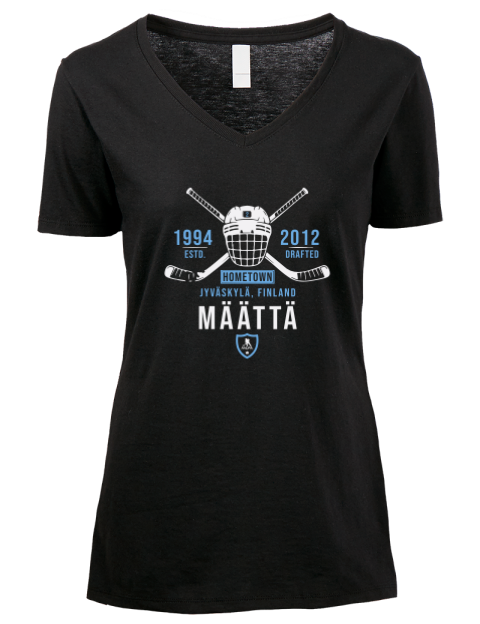 Heritage olli maatta Premium Ladies V-Neck T-Shirt | Swagsta
