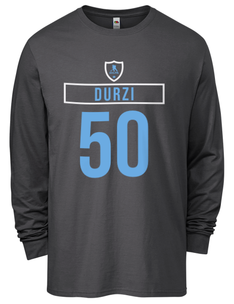 Away Jersey sean durzi Men's Long-Sleeve T-Shirt | Swagsta
