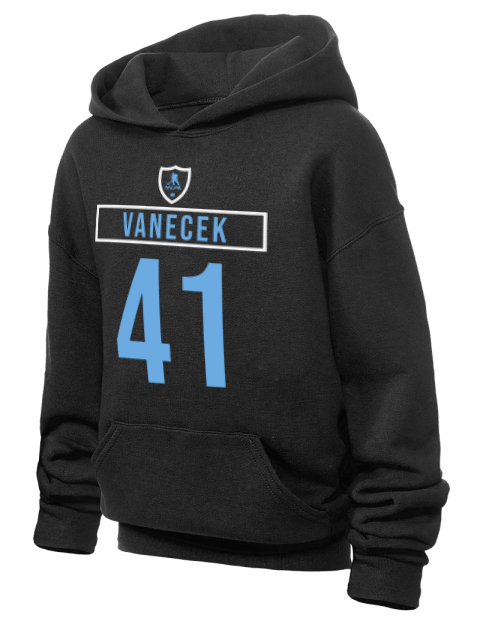 Away Jersey vitek vanecek Youth Hooded Sweatshirt | Swagsta