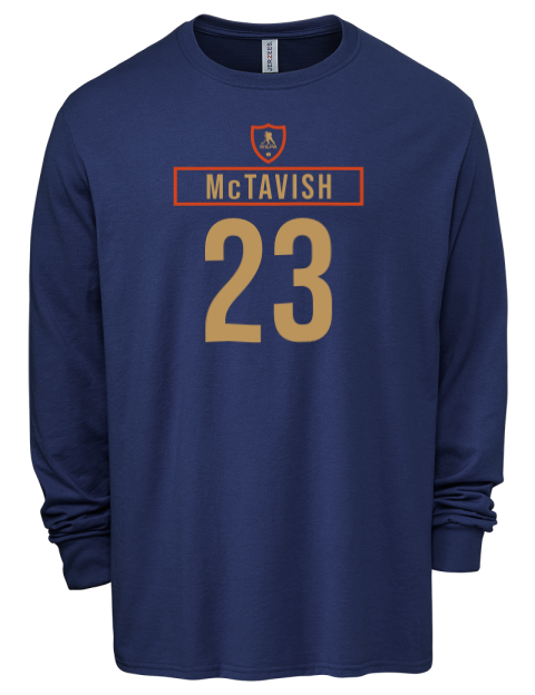 1A Away Jersey Mason Mctavish Men's Premium Blend Long Sleeve-T-Shirt | Swagsta