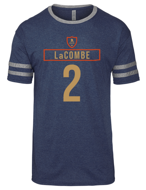 1A Away Jersey Jackson Lacombe Men's Tri-Blend T-Shirt | Swagsta