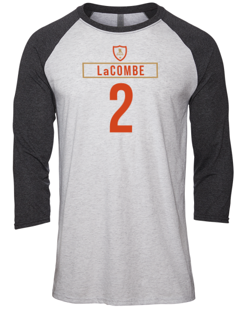 2A Home Jersey Jackson Lacombe Unisex Premium Three-Quarter Raglan T-Shirt | Swagsta