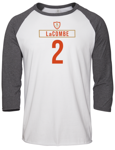 2A Home Jersey Jackson Lacombe Unisex Premium Three-Quarter Raglan T-Shirt | Swagsta