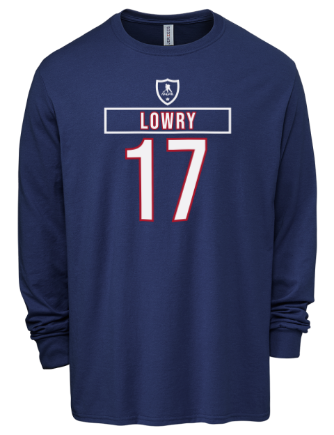 1A Away Jersey Adam Lowry Men's Premium Blend Long Sleeve-T-Shirt | Swagsta