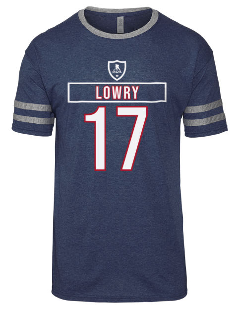 1A Away Jersey Adam Lowry Men's Tri-Blend T-Shirt | Swagsta